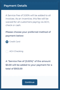 Credit Card Surcharge